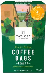 Taylors of Harrogate Rich Itialian Coffee Bags 75g