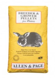 Allen & Page Rabbit Breeder & Grower Pellets 20kg