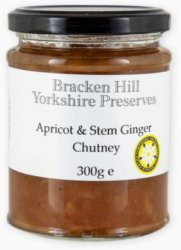 Bracken Hill Yorkshire Rhubarb & Apricot with Stem Ginger Chutney 290g