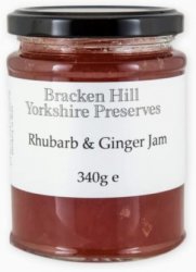 Bracken Hill Yorkshire Rhubarb & Ginger Jam 340g