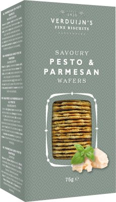 Verduijn's Pesto Crackers with Parmesan Cheese 75g