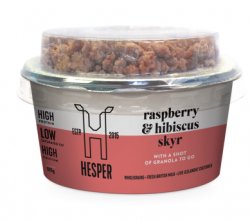 Hesper Raspberry & Hibiscus Yorkshire Skyr Breakfast Pot 125g