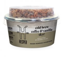 Hesper Cold Brew Coffee & Vanilla Yorkshire Skyr Breakfast Pot 125g