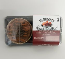 Beckleberry's Gluten Free Chocolate Caramel Brownie 2 Pack 160g