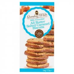 Grandma Wilds All Butter Salted Caramel Biscuits 150g