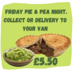 Friday 'Take Out Pie n Peas'