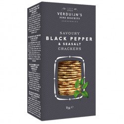 Verduijn's Black Pepper Cracker with a Hint of Sea Salt 75g