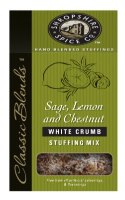 Shropshire Sage, Lemon and Chestnut Stuffing Mix White Crumb 150g