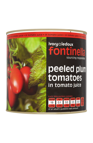 Fontinella Plum Tomatoes 400g