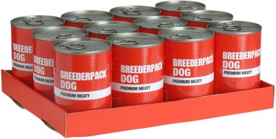 Breederpack Premium Dog Chunks 12 x 400g