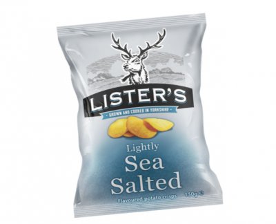 Listers Lightly Sea Salted 150g