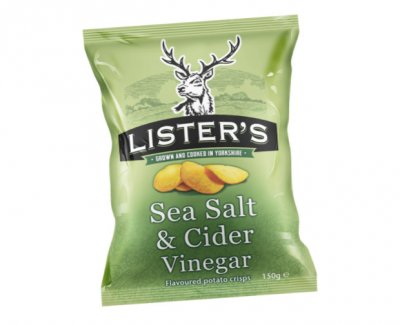 Listers Sea Salt & Cider Vinegar 150g