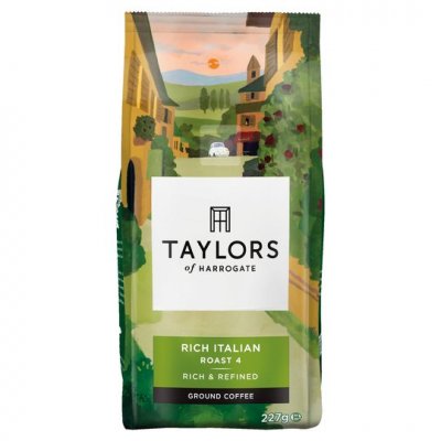 Taylors Rich Italian Ground Coffee (Roast 4) 227G