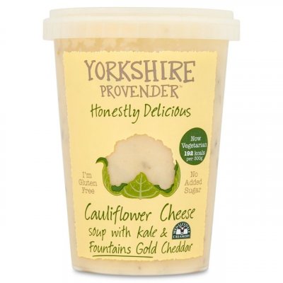 Yorkshire Provender Cauliflower Soup with Fountains Gold & Kale 560g