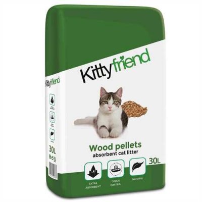Wood Pellets Cat Litter 30L