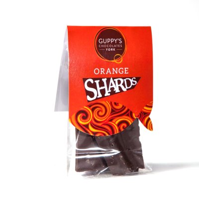 Guppy's Dark Chocolate Orange Shards 90g